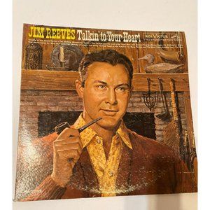 Vintage Vinyl Record Jim Reeves Talkin to your heart